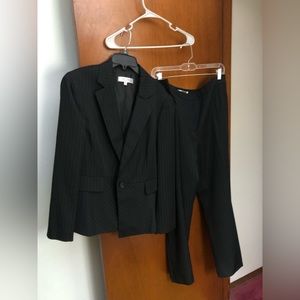 Kasper pinstripe suit